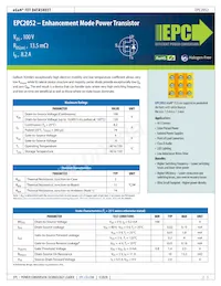 EPC2052 Datasheet Copertura