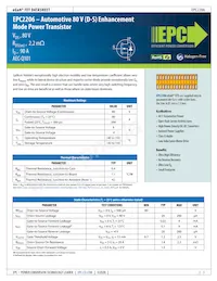 EPC2206 Datasheet Copertura