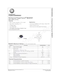 FDB035AN06A0數據表 封面