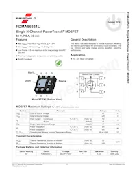 FDMA86551L Datasheet Pagina 2