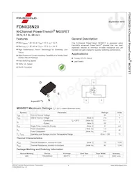 FDN028N20 Datasheet Pagina 2