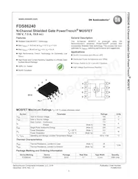 FDS86240數據表 頁面 2