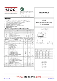 MMDT4401-TP Datenblatt Cover