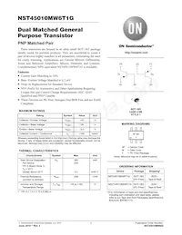 NSVT45010MW6T3G Datasheet Copertura