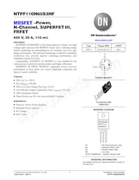 NTPF110N65S3HF Datenblatt Cover