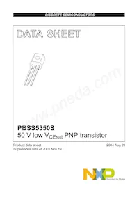 PBSS5350S Datasheet Copertura
