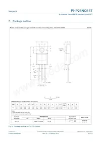 PHP28NQ15T Datasheet Page 9