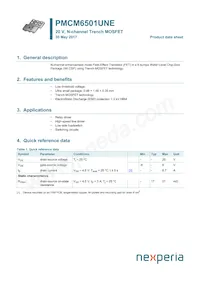 PMCM6501UNEZ Datasheet Copertura