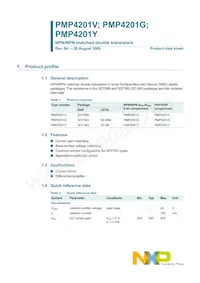 PMP4201Y/DG/B2 Datasheet Pagina 2