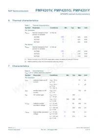 PMP4201Y/DG/B2 Datasheet Pagina 5