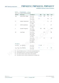 PMP4201Y/DG/B2 Datasheet Pagina 6