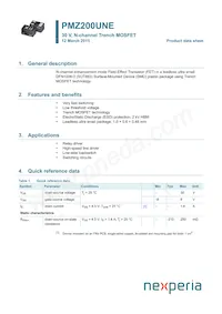 PMZ200UNEYL數據表 封面