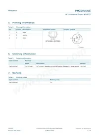 PMZ200UNEYL Datasheet Pagina 2