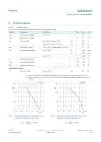 PMZ200UNEYL Datasheet Pagina 3