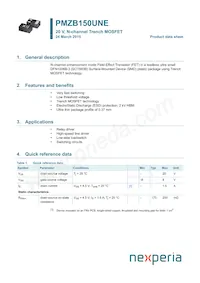 PMZB150UNEYL數據表 封面