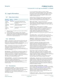 PSMN010-80YLX Datasheet Pagina 11