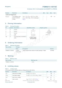 PSMN013-100YSEX Datenblatt Seite 2