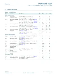 PSMN015-100P Datasheet Pagina 5