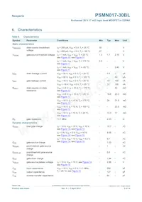PSMN017-30BL Datasheet Pagina 5