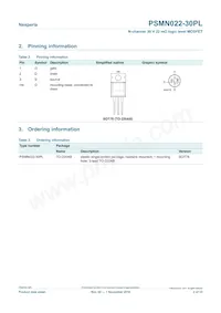 PSMN022-30PL數據表 頁面 2