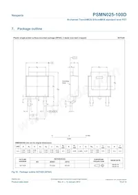 PSMN025-100D數據表 頁面 10