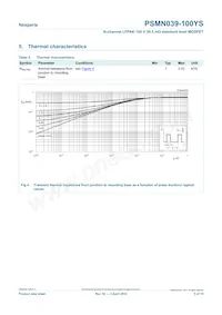 PSMN039-100YS Datasheet Pagina 5