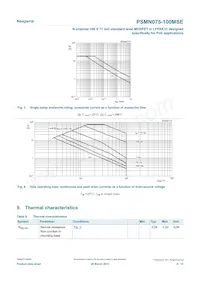 PSMN075-100MSEX數據表 頁面 4