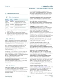 PSMN1R1-30EL Datasheet Pagina 11