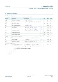 PSMN1R1-30PL Datenblatt Seite 3