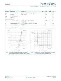 PSMN1R2-25YL Datenblatt Seite 6