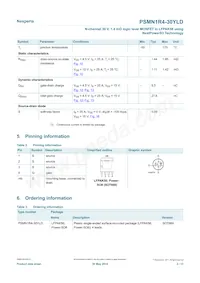 PSMN1R4-30YLDX Datenblatt Seite 2