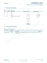 PSMN2R0-30PL Datenblatt Seite 2