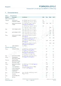 PSMN2R9-25YLC Datasheet Pagina 6