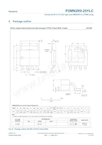 PSMN2R9-25YLC數據表 頁面 11