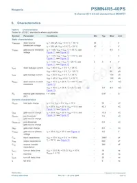 PSMN4R5-40PS Datasheet Pagina 5