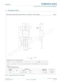 PSMN4R5-40PS數據表 頁面 10