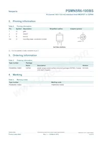 PSMN5R6-100BS Datenblatt Seite 2