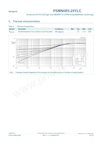 PSMN6R5-25YLC Datasheet Pagina 5