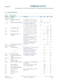 PSMN6R5-25YLC Datasheet Pagina 6