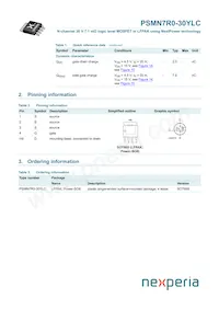 PSMN7R0-30YLC Datenblatt Cover