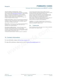 PSMN9R5-100BS Datasheet Page 13