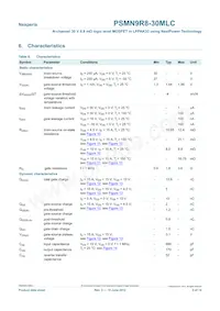 PSMN9R8-30MLC Datasheet Pagina 5