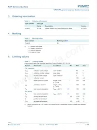 PUMX2 Datasheet Pagina 3