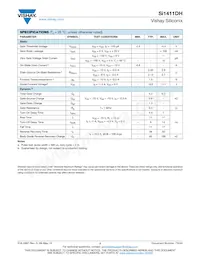SI1411DH-T1-GE3數據表 頁面 2