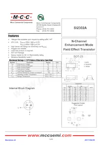 SI2302A-TP Datasheet Copertura