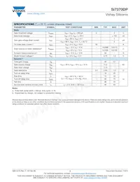 SI7370DP-T1-GE3 Datasheet Pagina 2