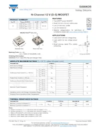 SI8806DB-T2-E1 Datasheet Copertura