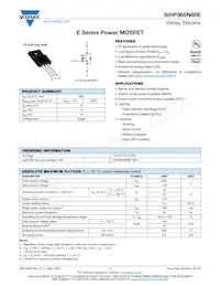 SIHF065N60E-GE3 Datenblatt Cover