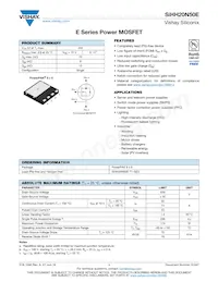 SIHH20N50E-T1-GE3 Datenblatt Cover