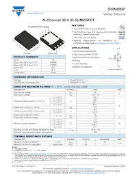 SIRA80DP-T1-RE3 Datasheet Copertura